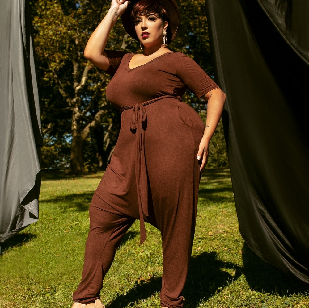 Brown Jumpsuit